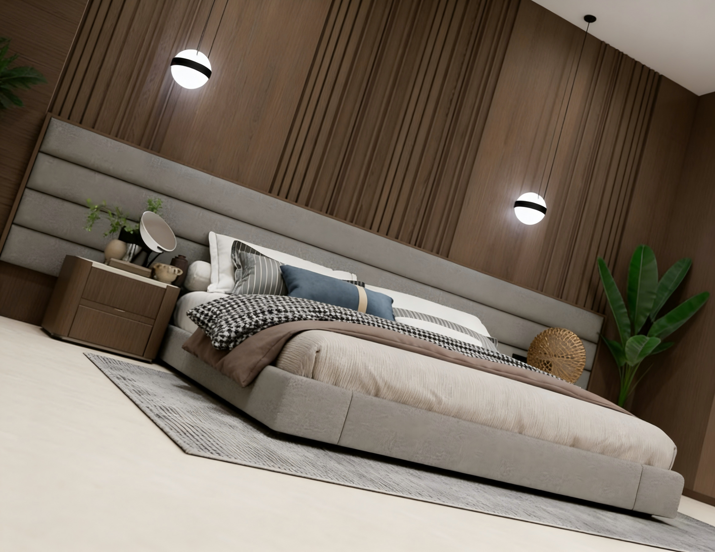 Italian Stylish Sehli Bed