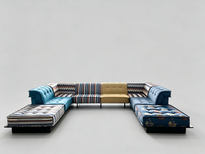 Italian Fee Style Mah Jong Sofa