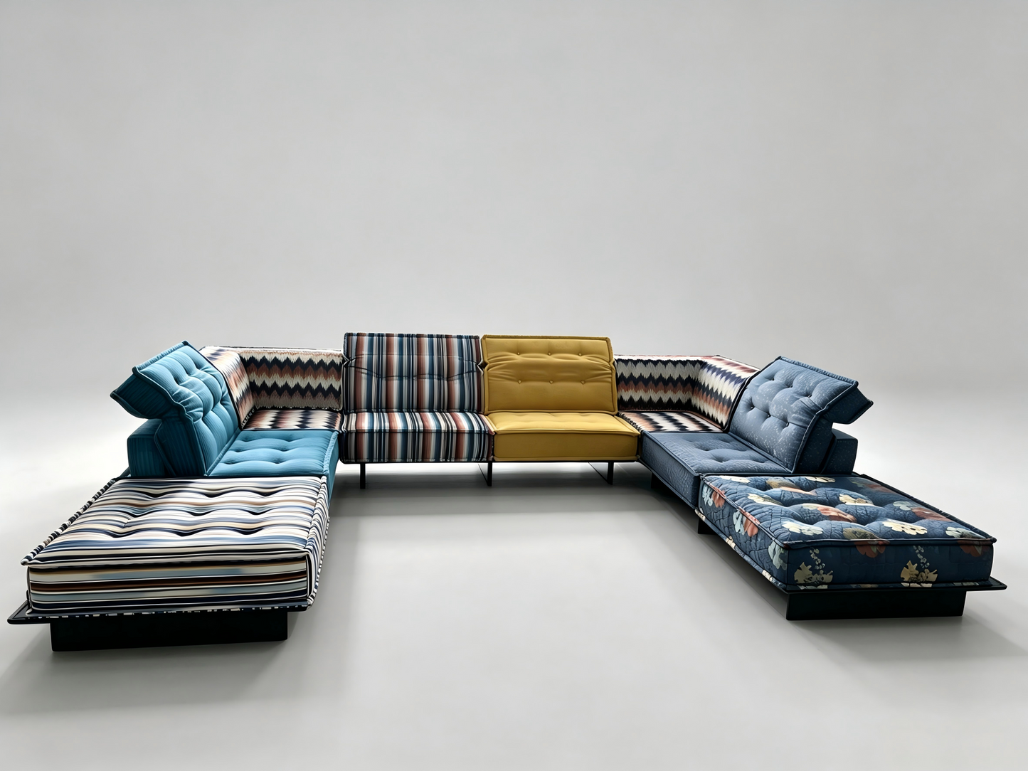 Italian Fee Style Mah Jong Sofa
