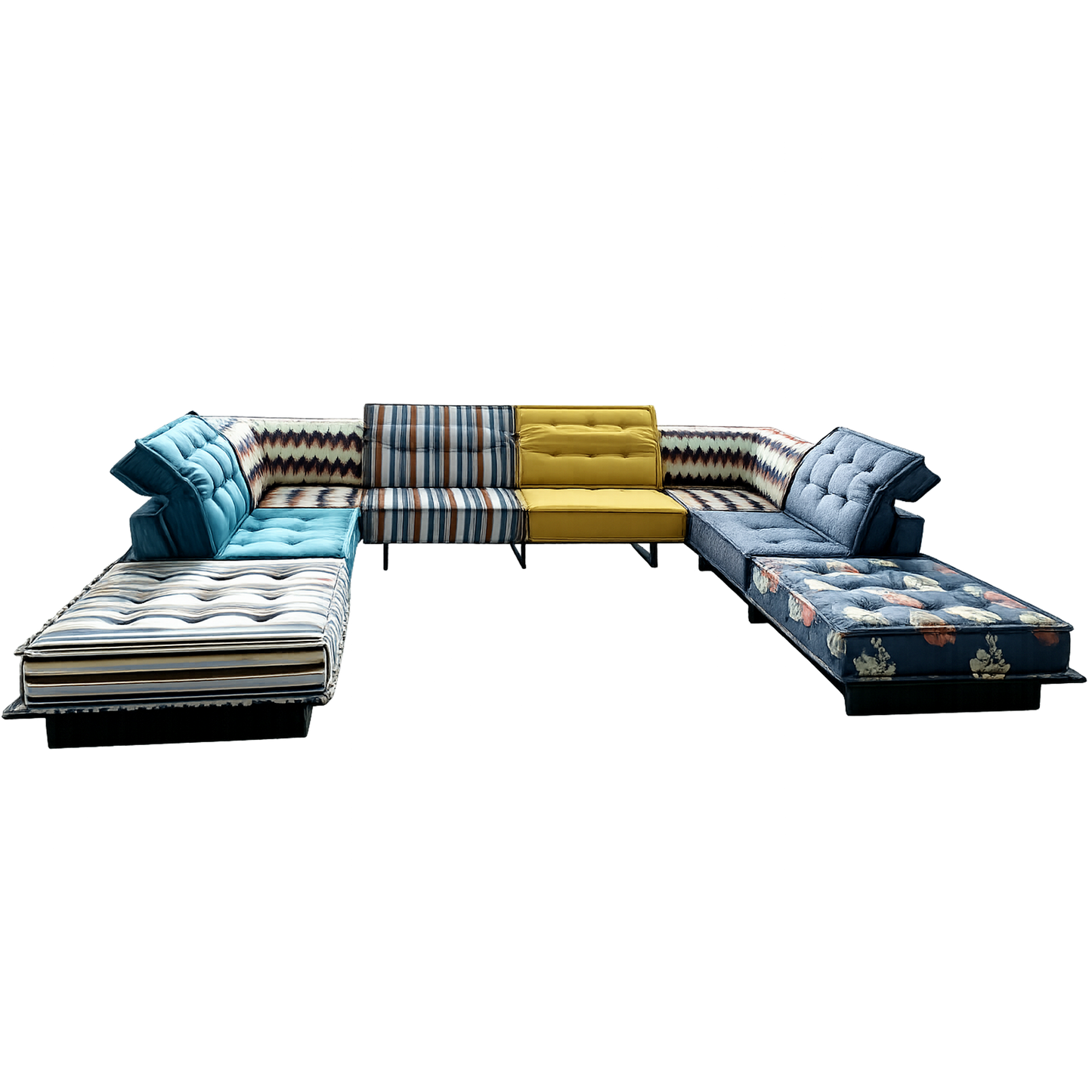Italian Fee Style Mah Jong Sofa