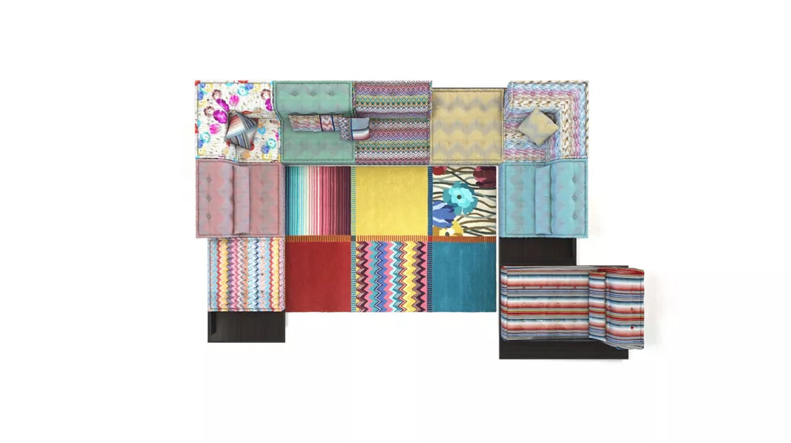 Italian Fee Style Mah Jong Sofa