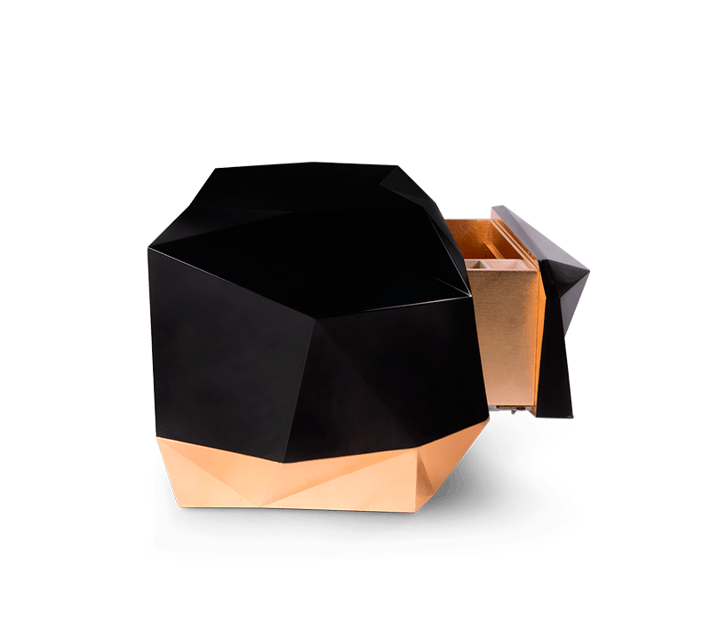 Italian Light Luxury Diamond NightStand