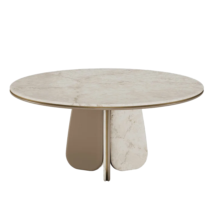 Italian Luxury Vaggari Round Dining Table