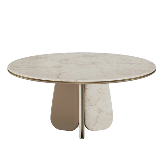 Italian Luxury Vaggari Round Dining Table