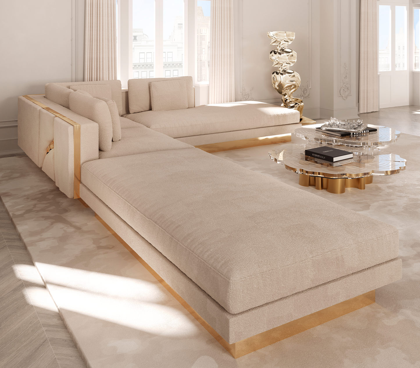 Karst-Inspired Luxury Sofa