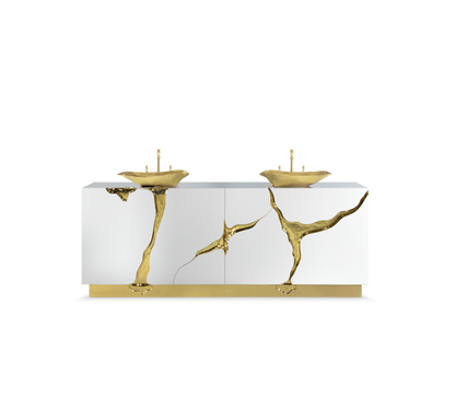 Handmade Lapiaz Dubble Washbasin