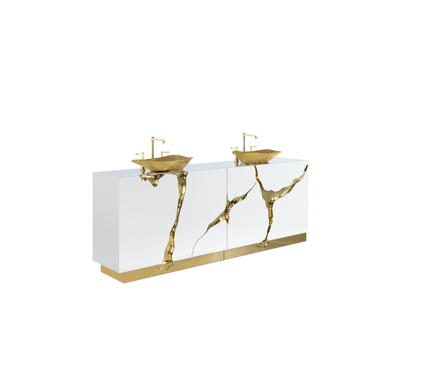 Handmade Lapiaz Dubble Washbasin