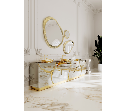 Handmade Lapiaz Dubble Washbasin