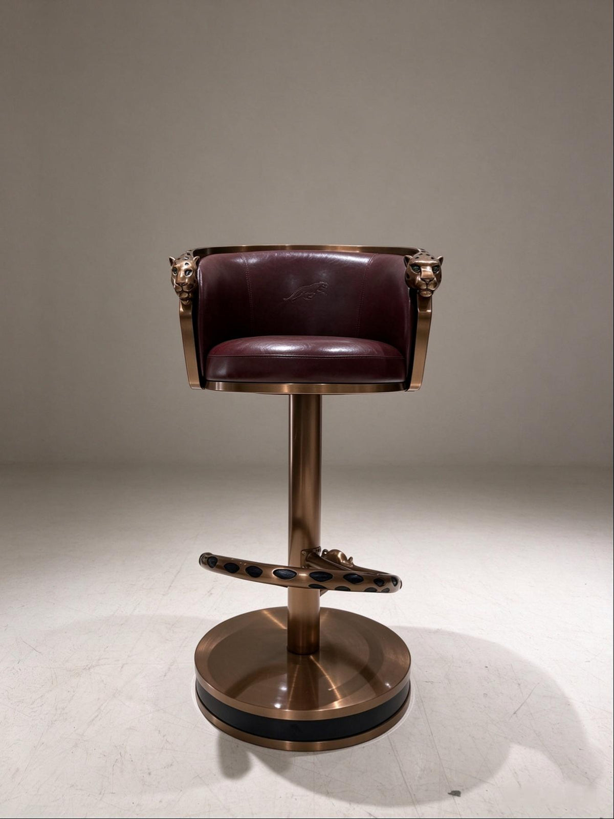Leopard Vintage Stool
