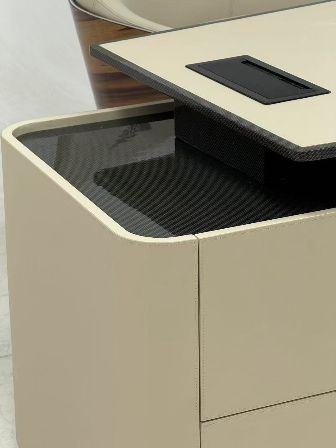 Light Luxury L-Shape Office Desk