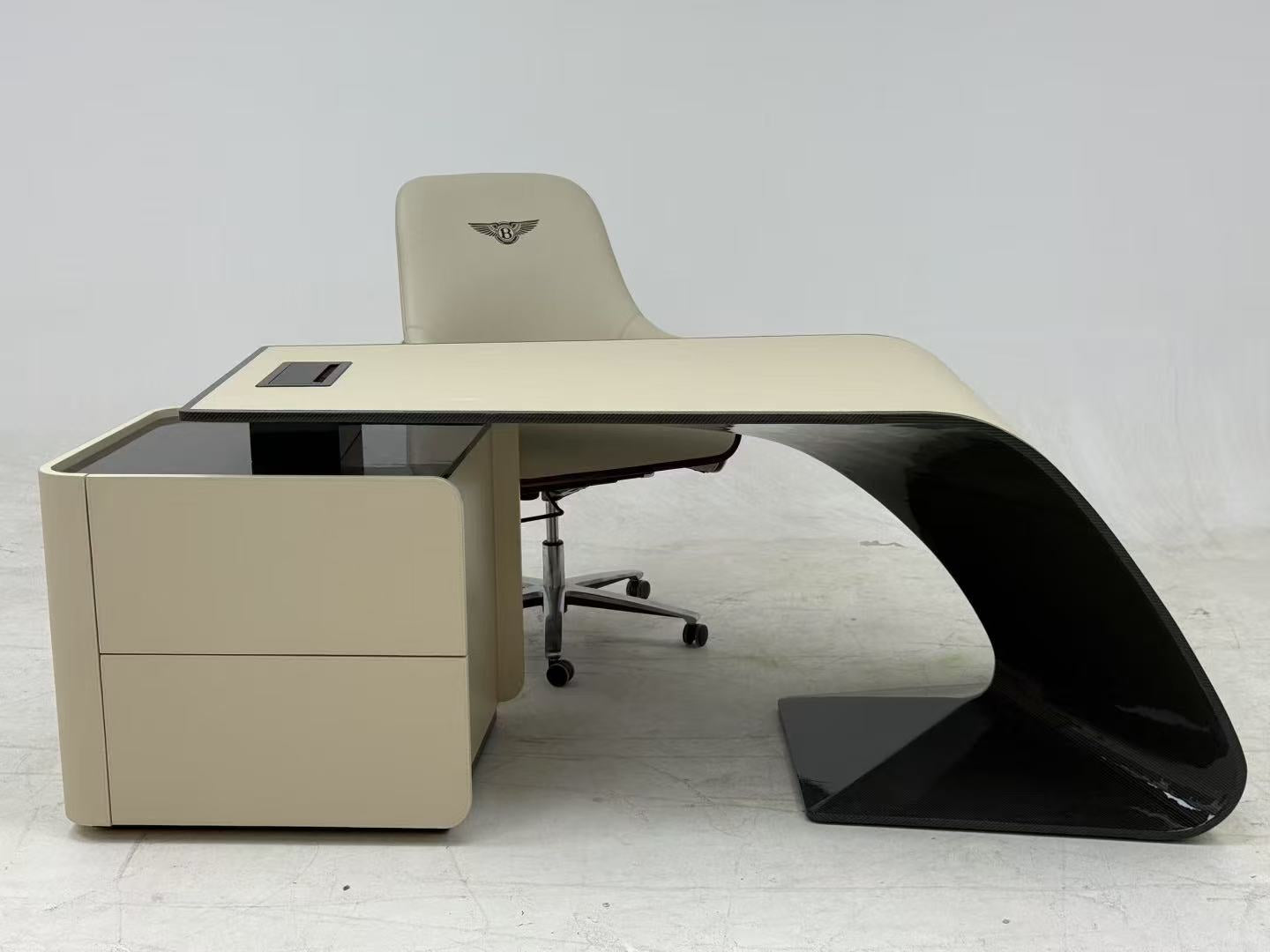 Light Luxury L-Shape Office Desk