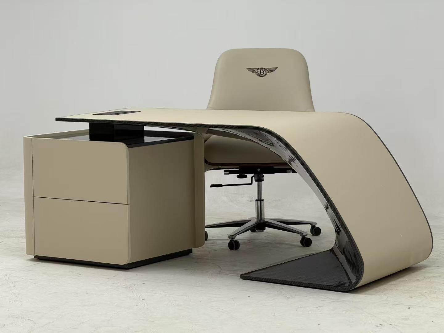 Light Luxury L-Shape Office Desk
