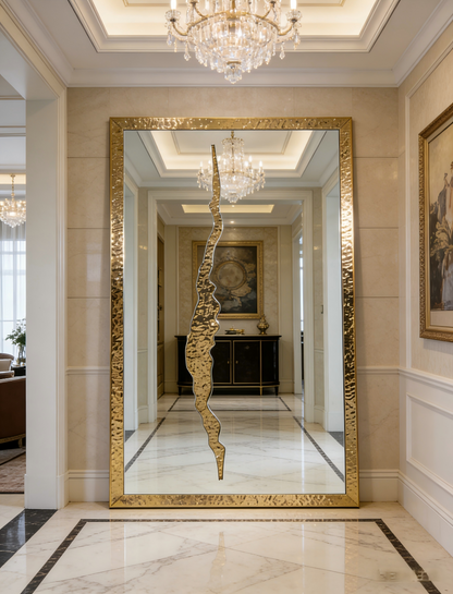 Luxurous Lapiz Rectangle Mirror