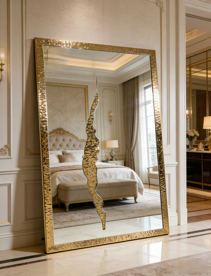 Luxurous Lapiz Rectangle Mirror