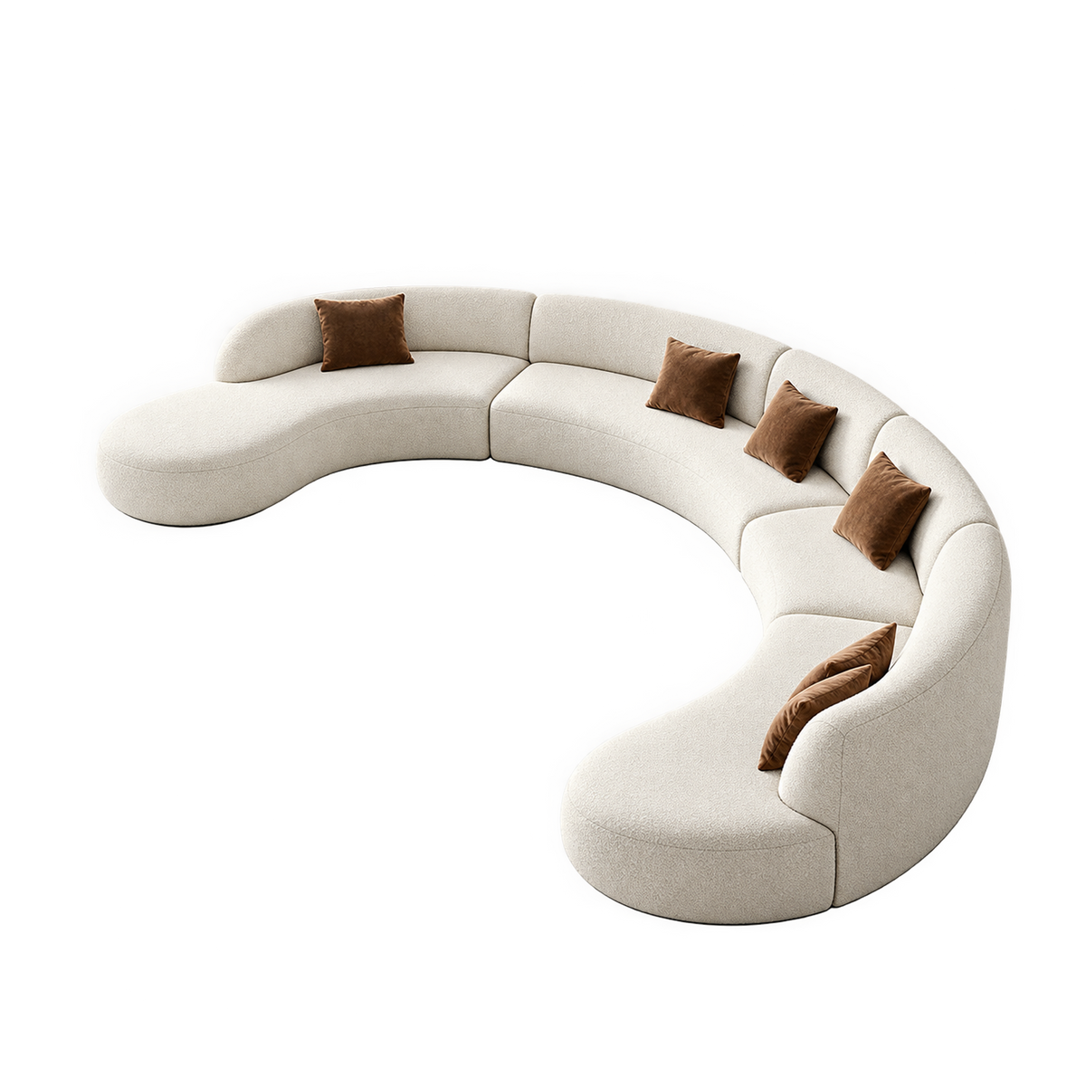 Luxury Curved Modular Sofa
