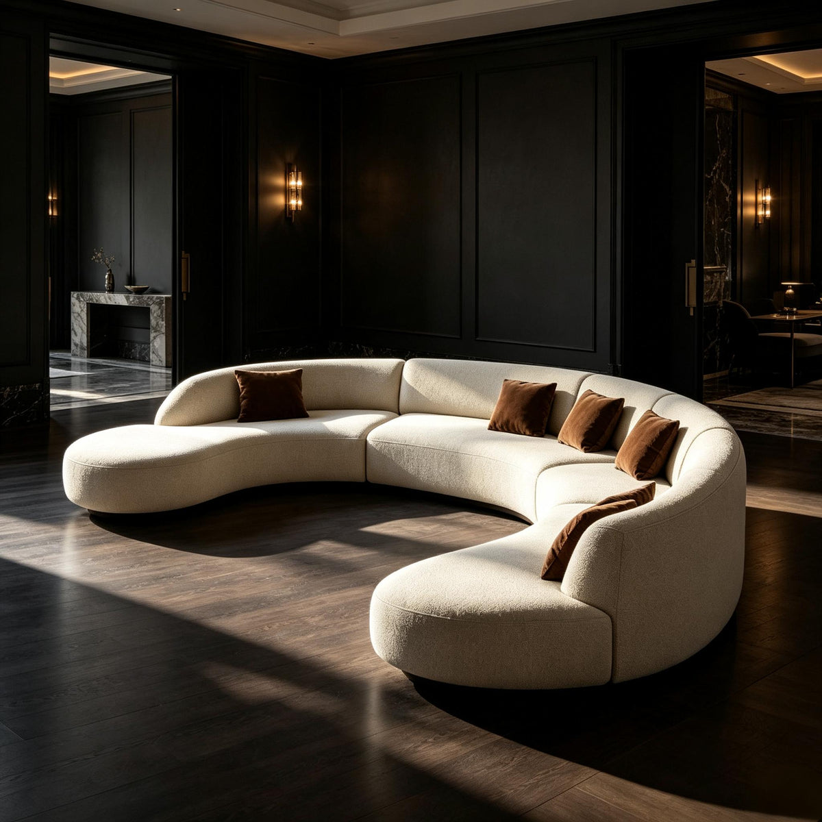 Luxury Curved Modular Sofa