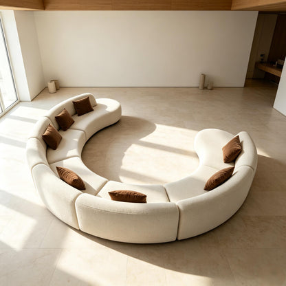 Luxury Curved Modular Sofa