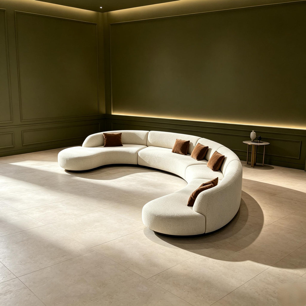 Luxury Curved Modular Sofa