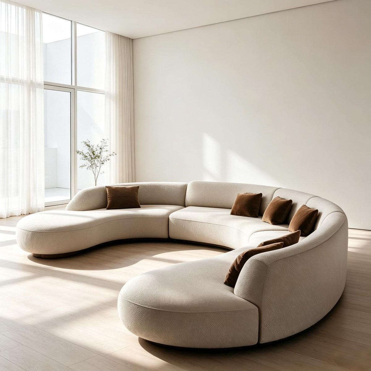 Luxury Curved Modular Sofa