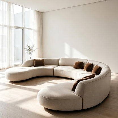 Luxury Curved Modular Sofa