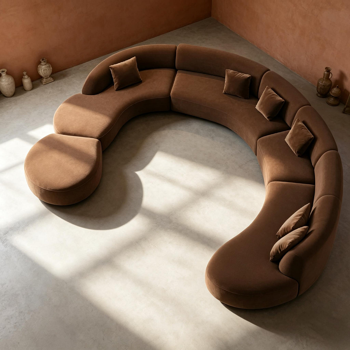 Luxury Curved Modular Sofa