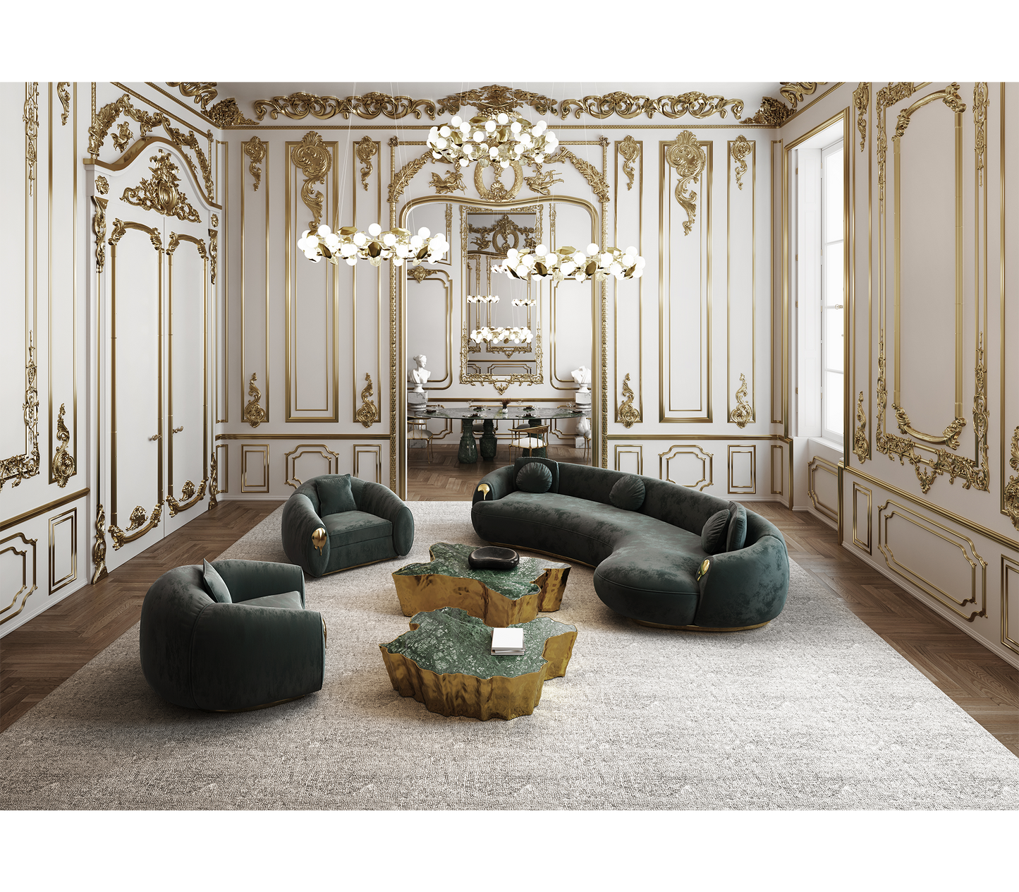Luxury Living Room Armchair – Soleil