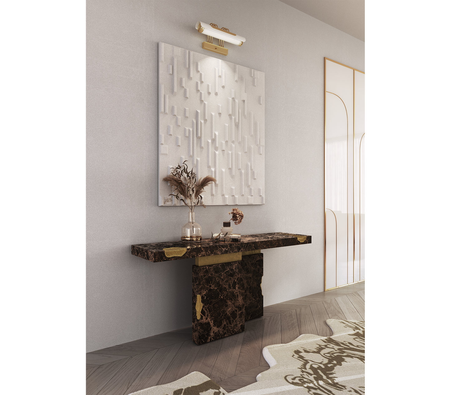 Luxury Marble Console Table