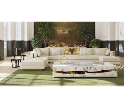Luxury Quarry Carrara Marble Table
