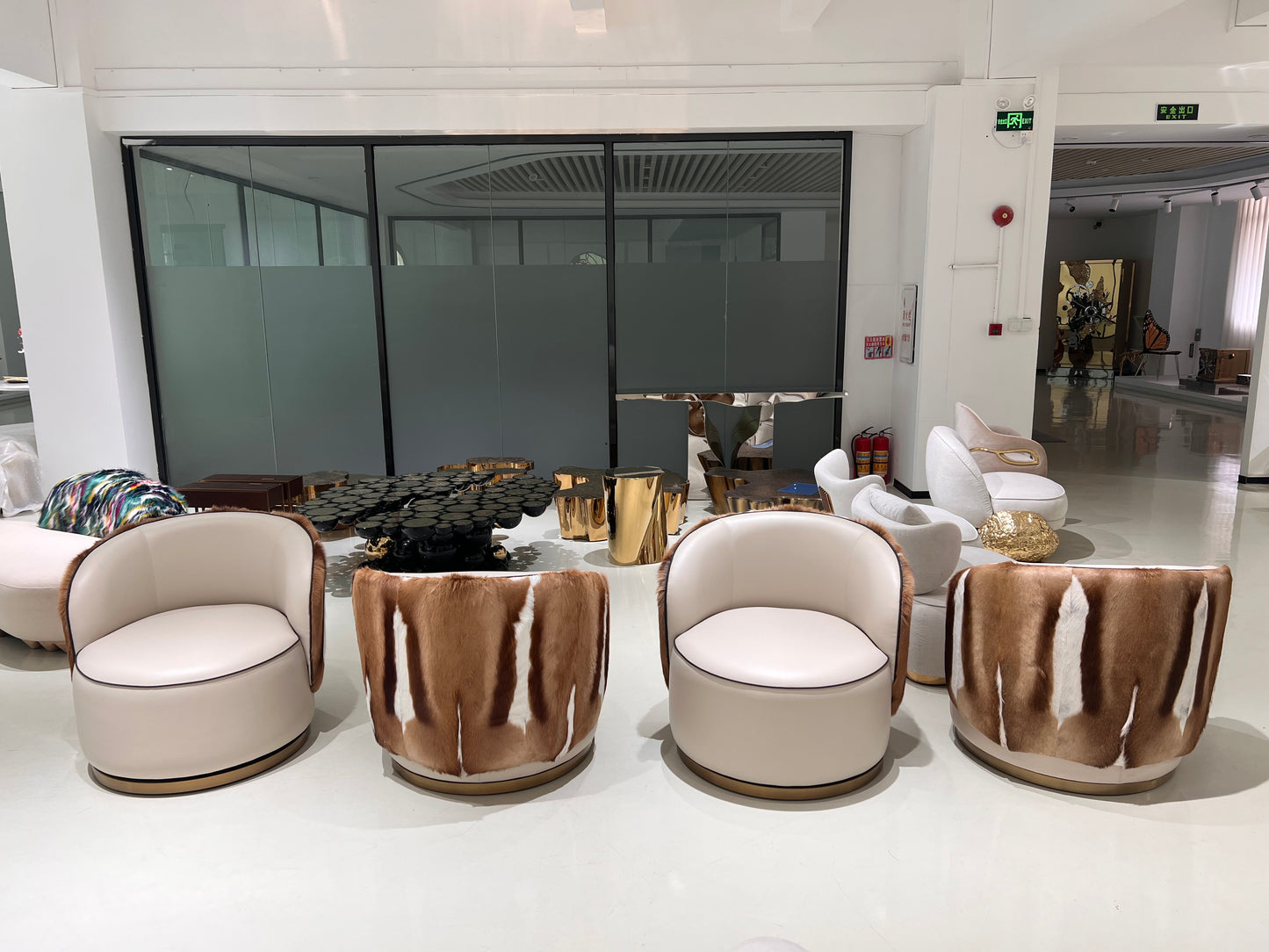 Italian Luxury Horsehair Armchair