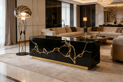 Luxury Polished Brass Cabinet