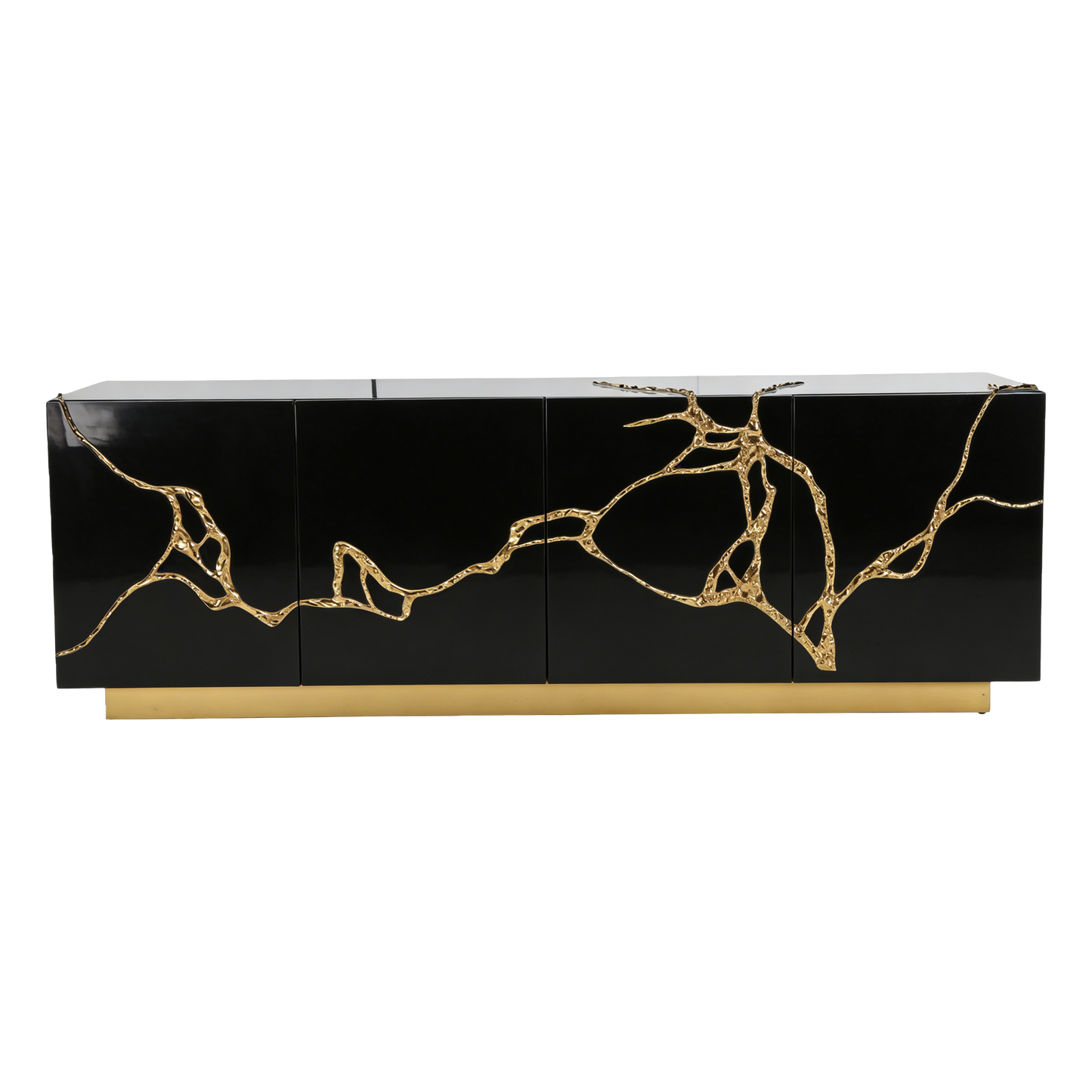 Luxury Polished Brass Cabinet