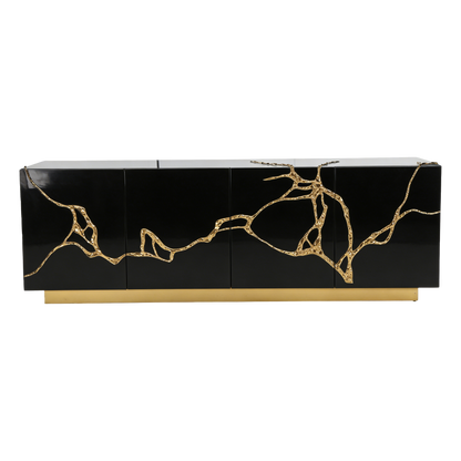 Luxury Polished Brass Cabinet