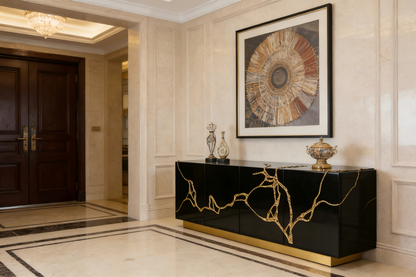 Luxury Polished Brass Cabinet