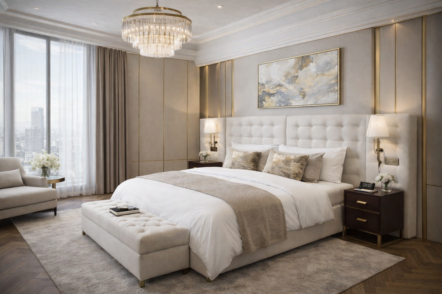 Modern European Design Angel Bed
