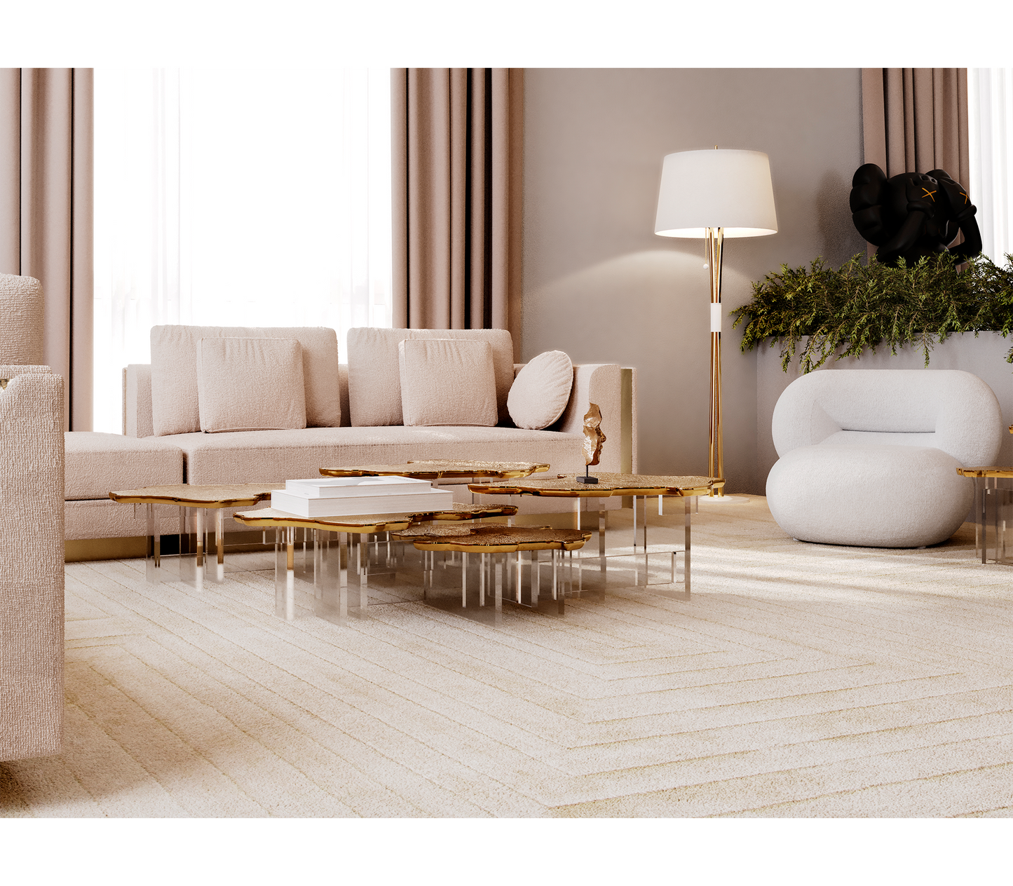 Monet Custom Coffee Table