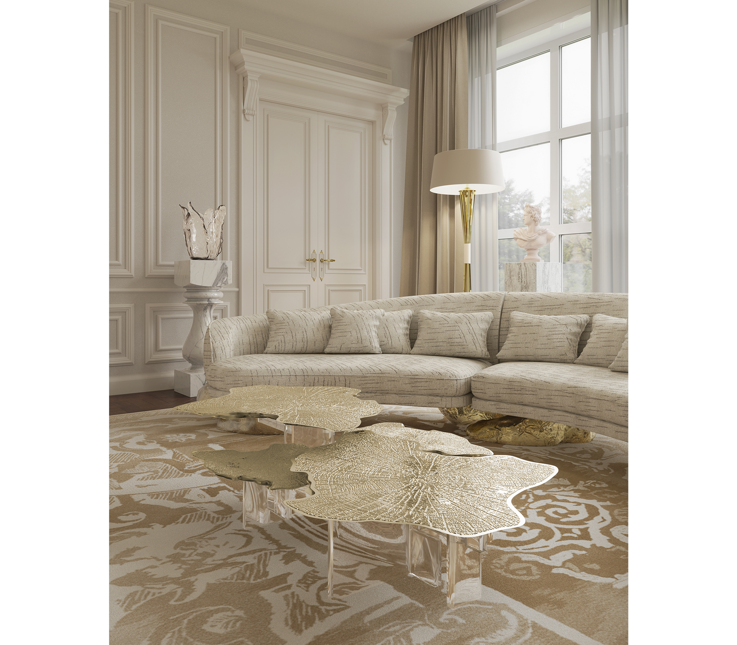 Monet Custom Coffee Table