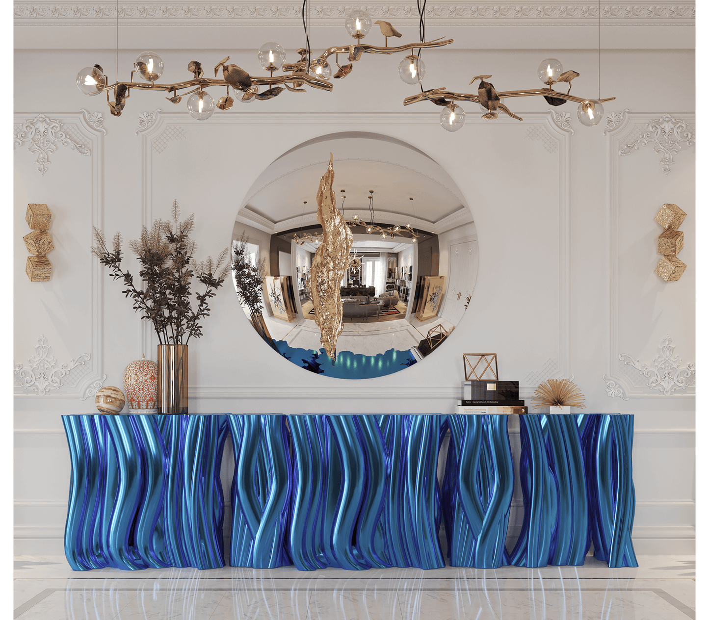 Monochrome Luxury Console