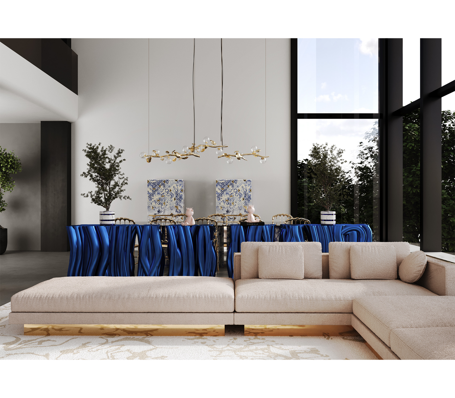 Monochrome Luxury Console