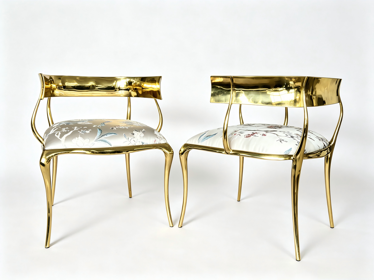 N12 Solid Gold (Brass) Frame Chair
