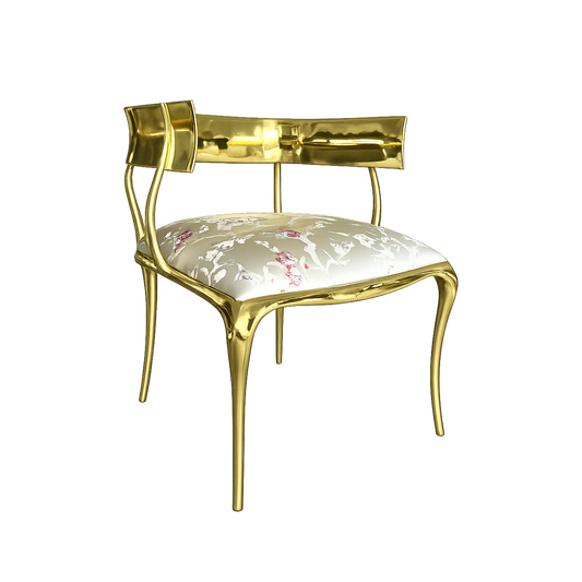 N12 Solid Gold (Brass) Frame Chair