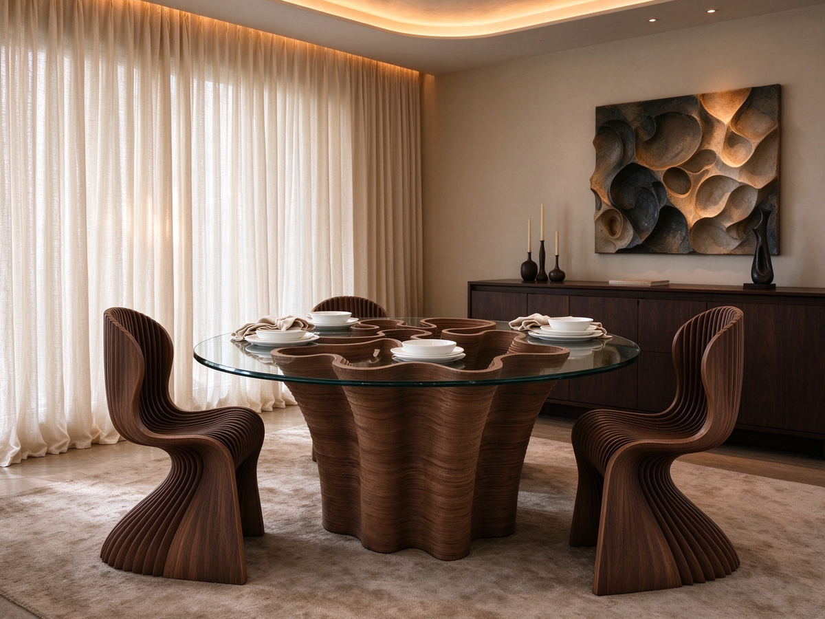 Organic Sculptural Dining Table