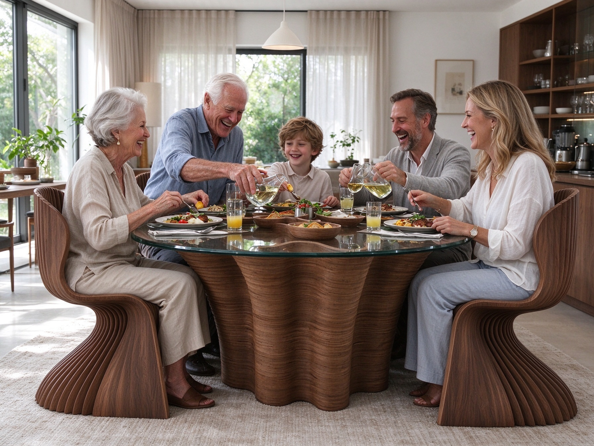 Organic Sculptural Dining Table
