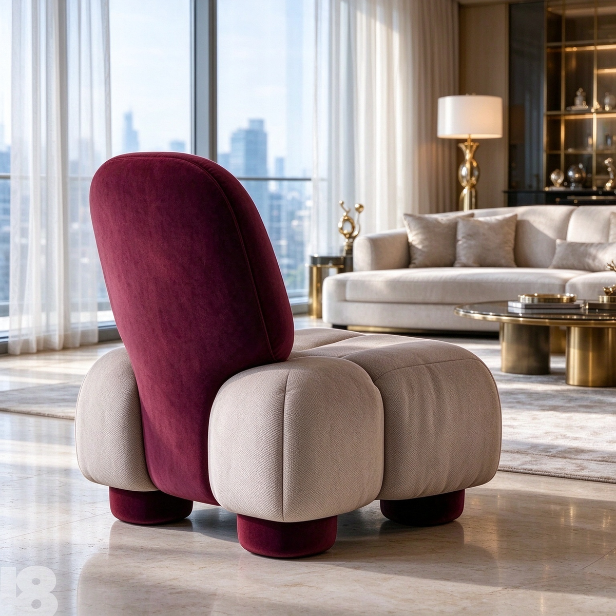 Pair Frey Armchair