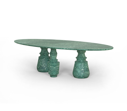 Handcrafted Marble Dining Table