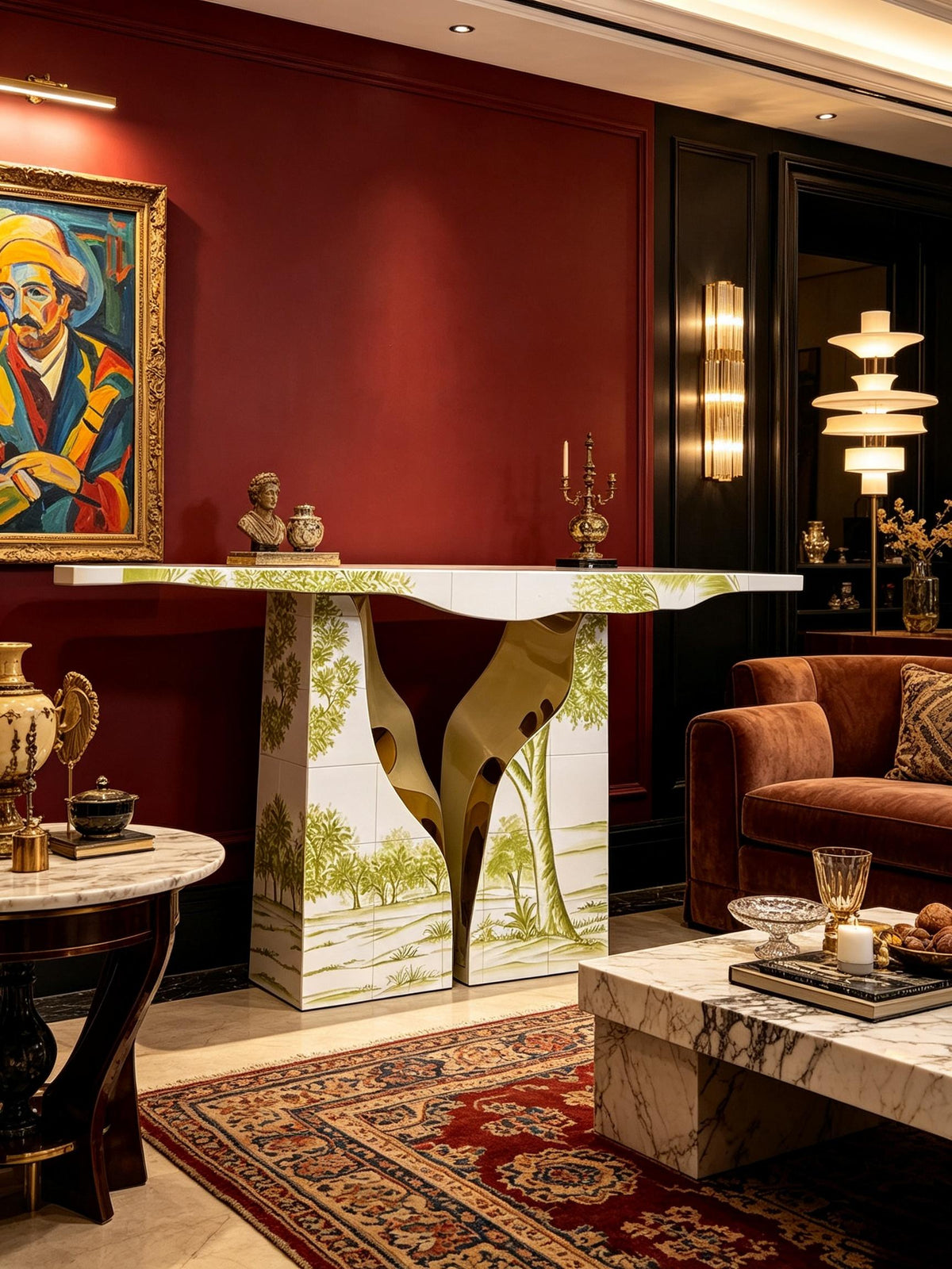 Premium Painted Lapiaz Console