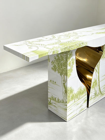 Premium Painted Lapiaz Console