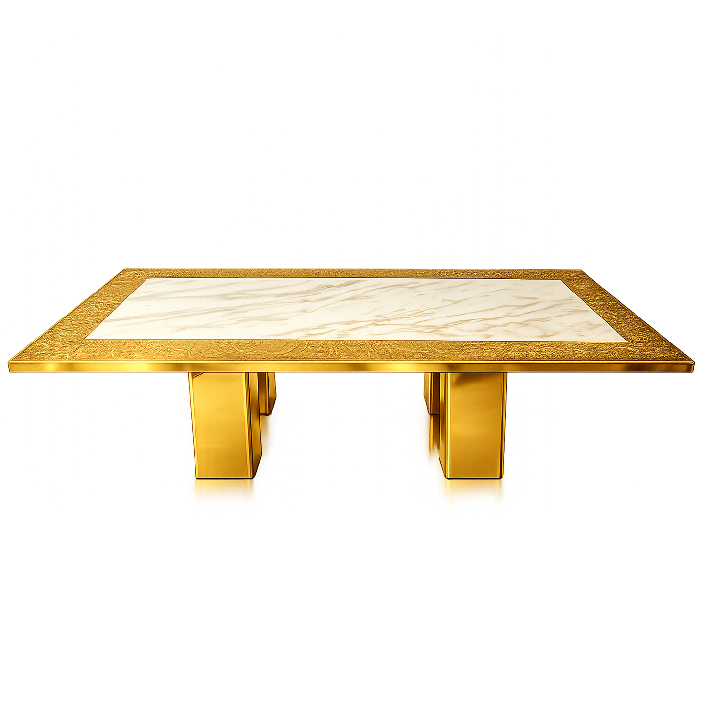 Rectangle Tash Gold Dining table
