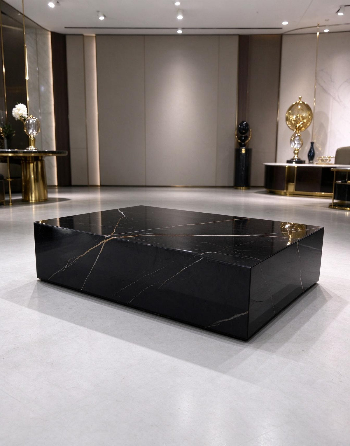 Rectangular Cubic Center Table