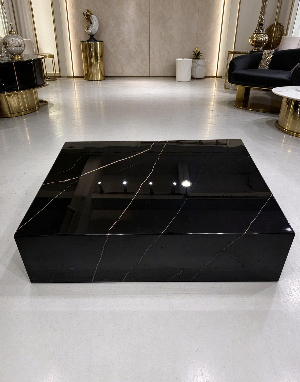 Rectangular Cubic Center Table