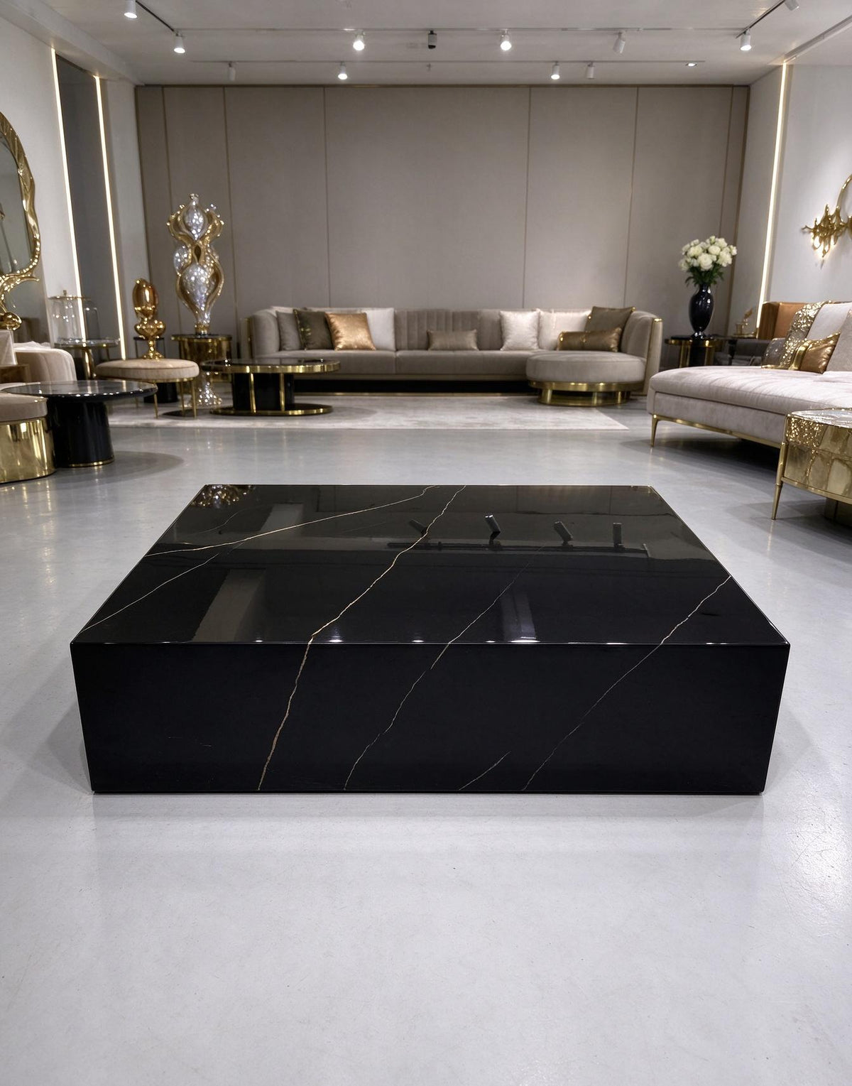 Rectangular Cubic Center Table